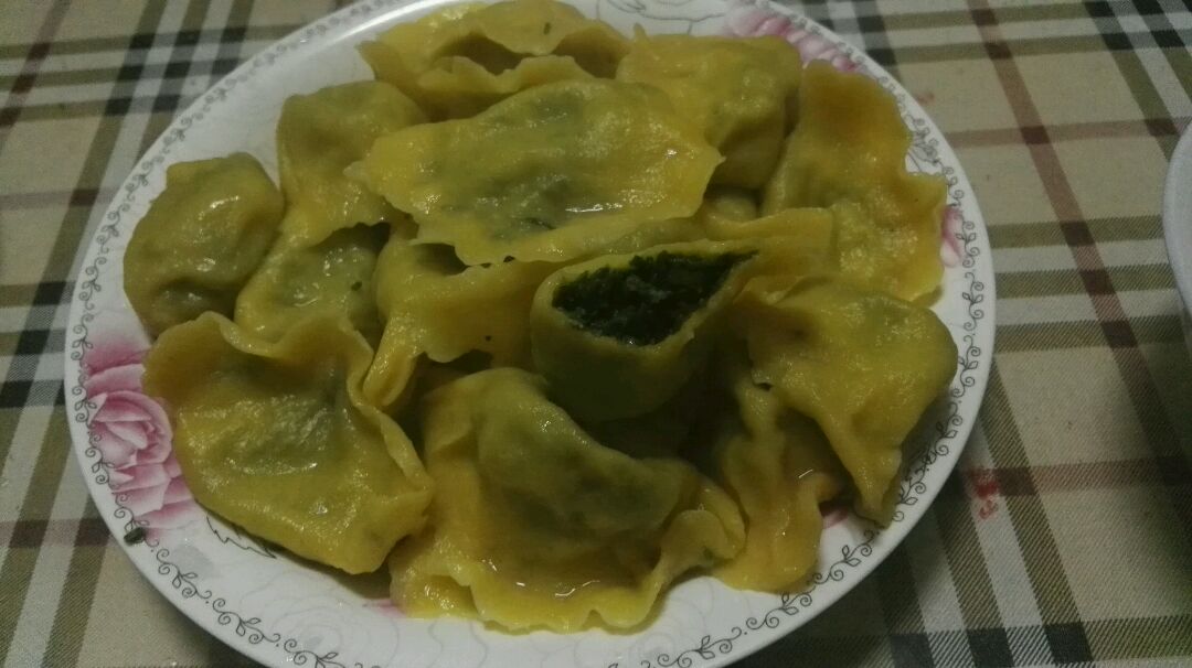 野菜(沙葱羊肉)饺子的做法图解5