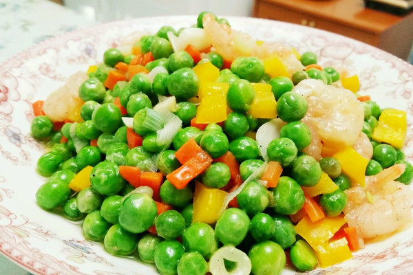 青豆彩椒虾仁