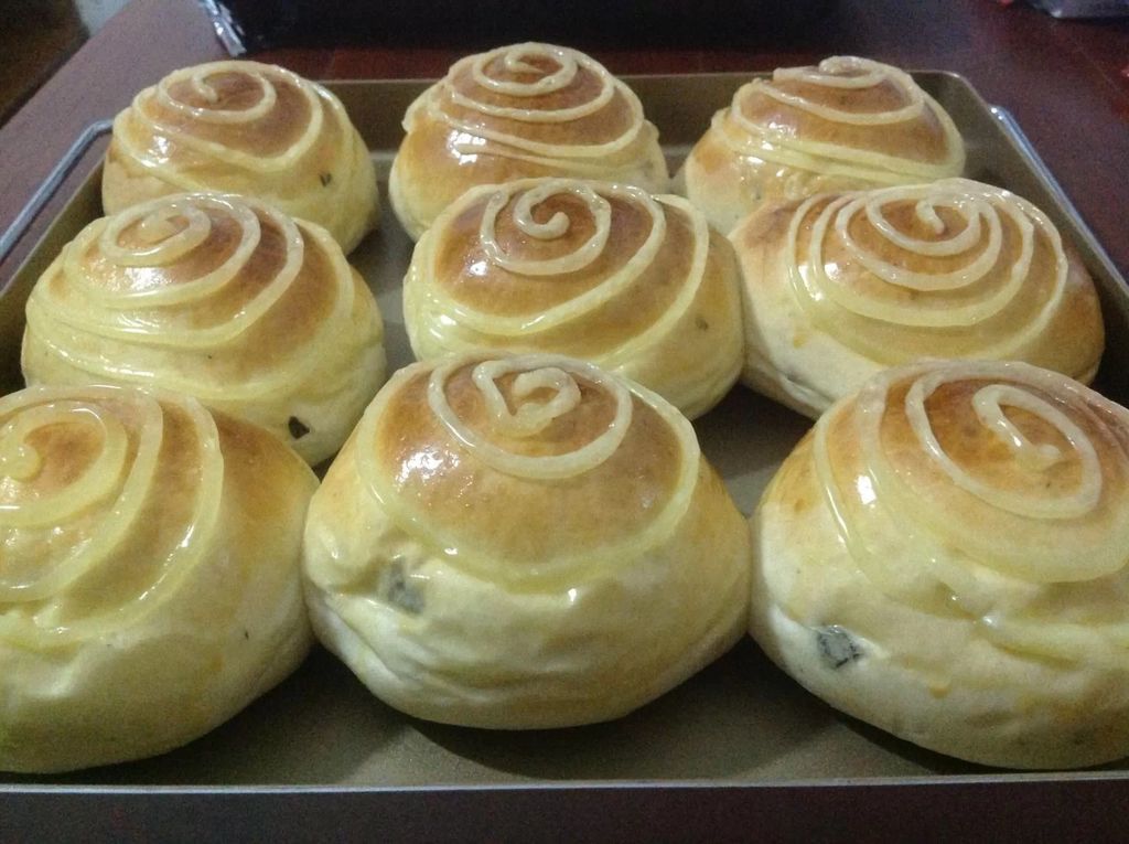 香菇奶酪面包的做法_【图解】香菇奶酪面包怎