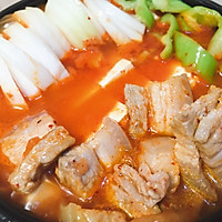 韩式五花肉辣白菜豆腐汤 思密达style 看韩剧必备宵夜的做法图解9
