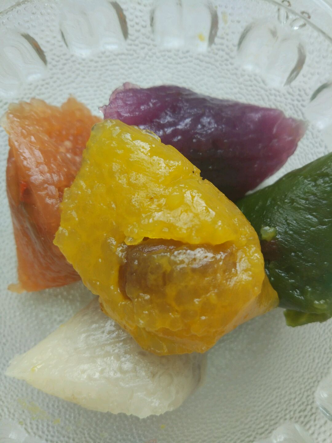 彩色的西米粽子的做法图解9