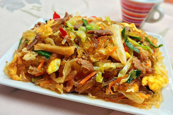 干炒薯粉条