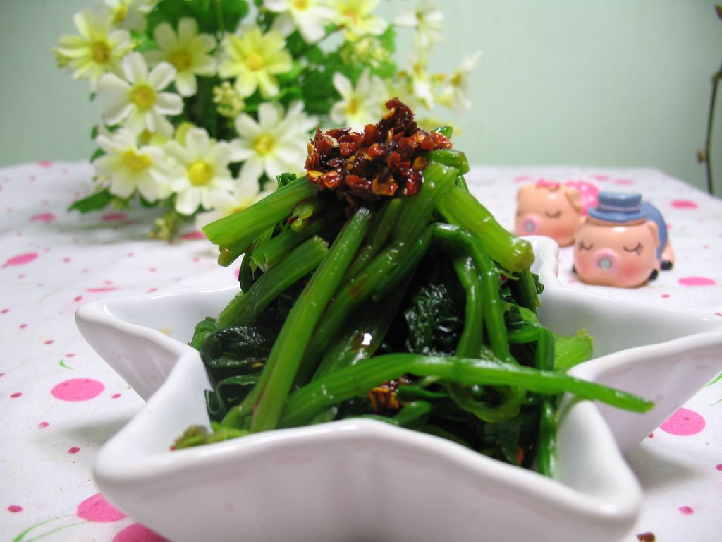 凉拌菠菜