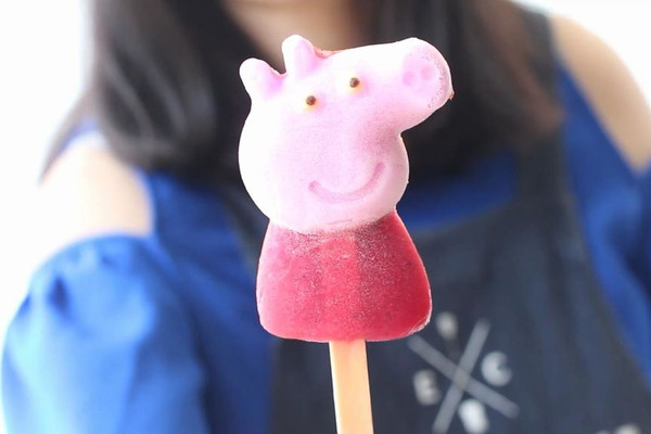 小猪佩奇冰棍的做法