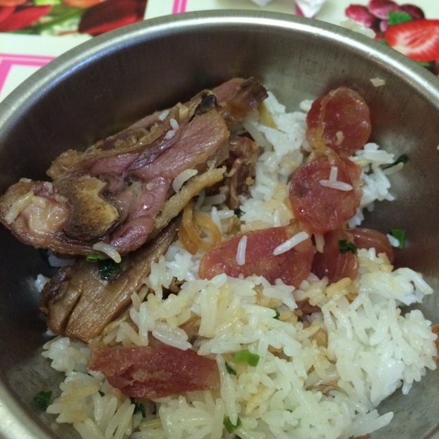 腊味煲仔饭(电饭锅版)的做法图解4