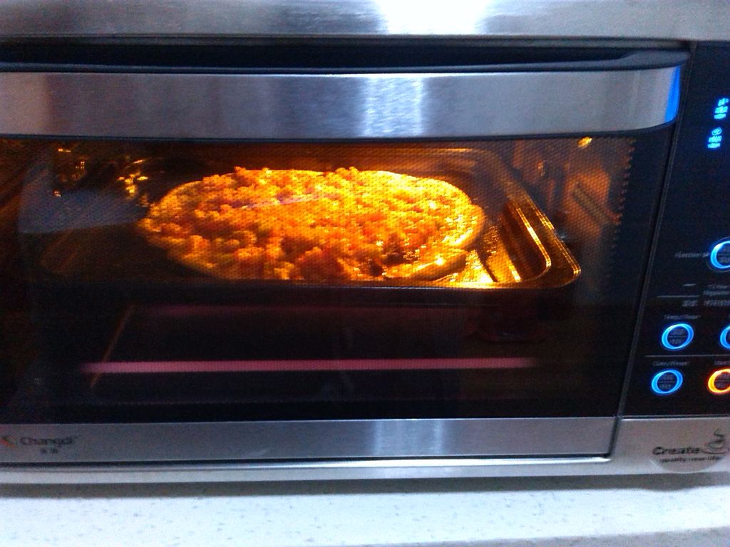 长帝ebake互联网烤箱之爱心披萨的做法图解10