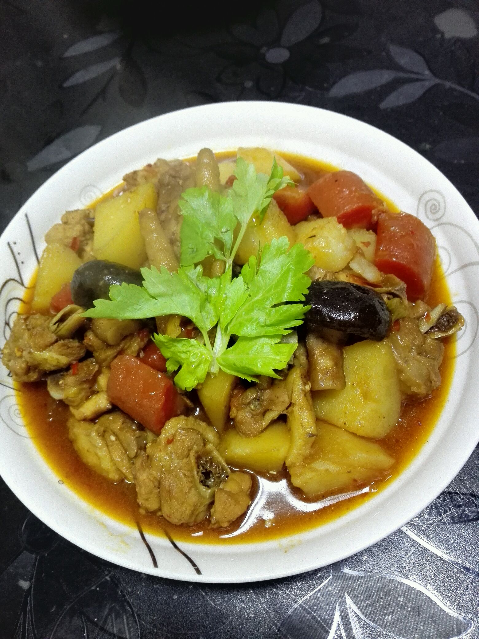 土豆烧鸡