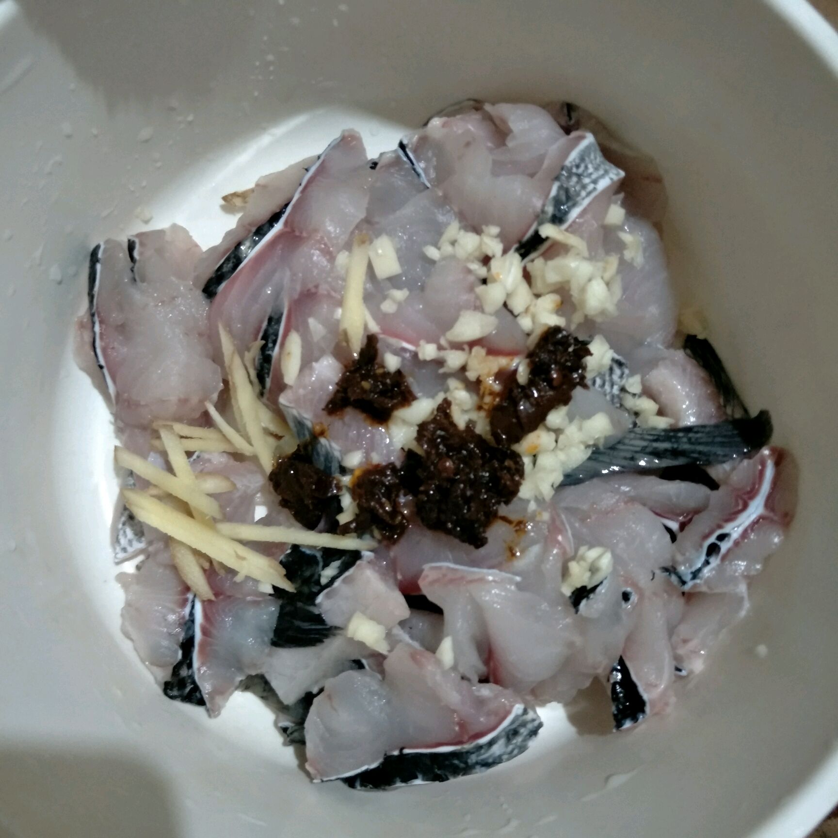 酱蒸黑鱼片的做法_【图解】酱蒸黑鱼片怎么做如何做