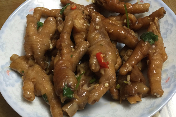 陈醋鸡脚的做法