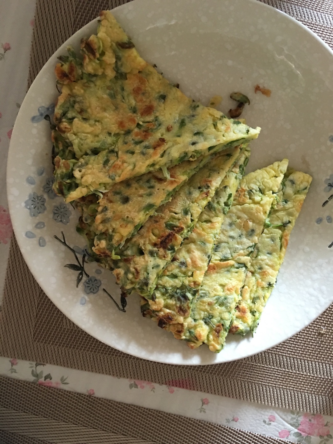 香煎槐花饼