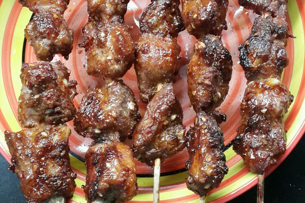 烤箱烧烤排骨肉串