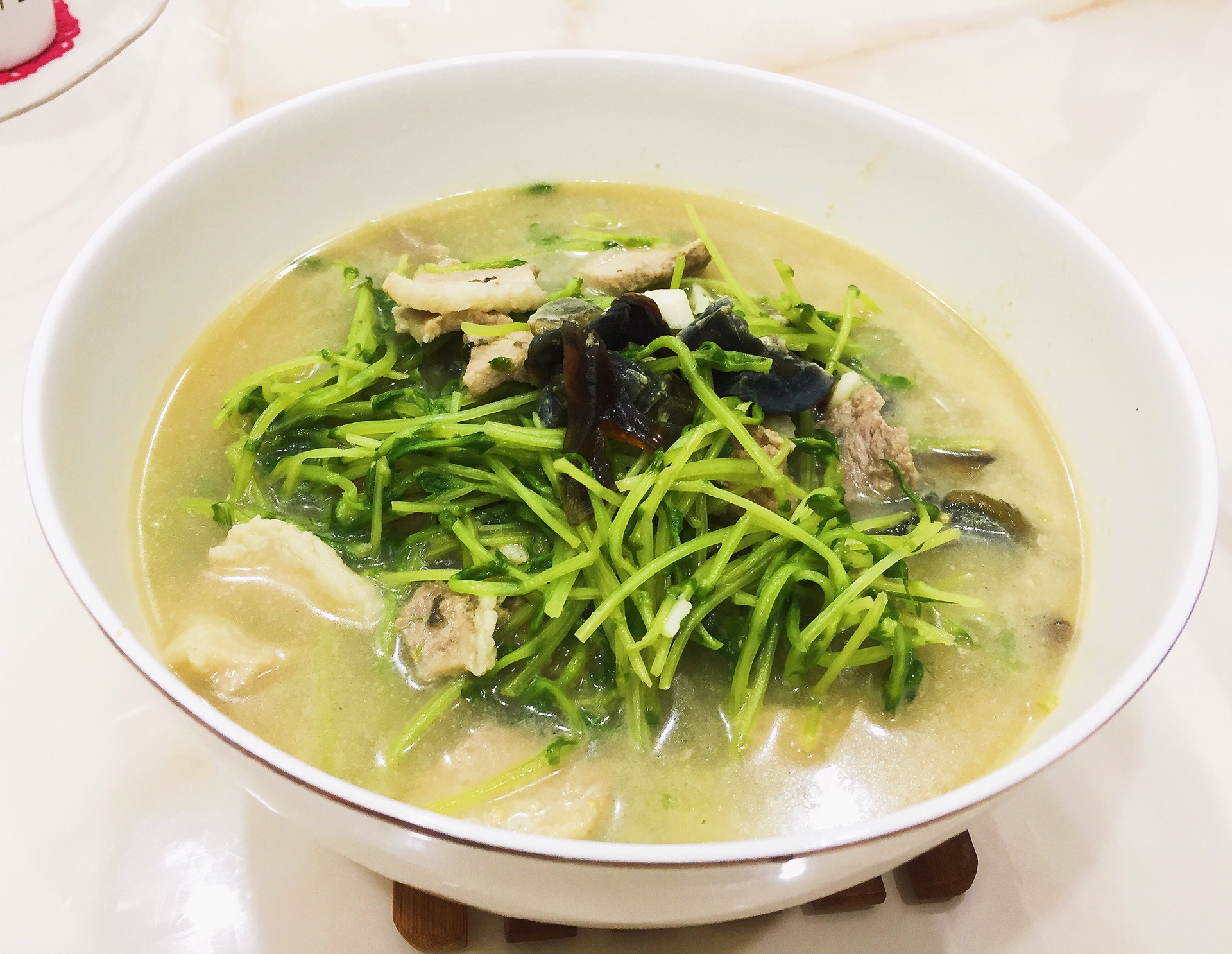 上汤豆苗