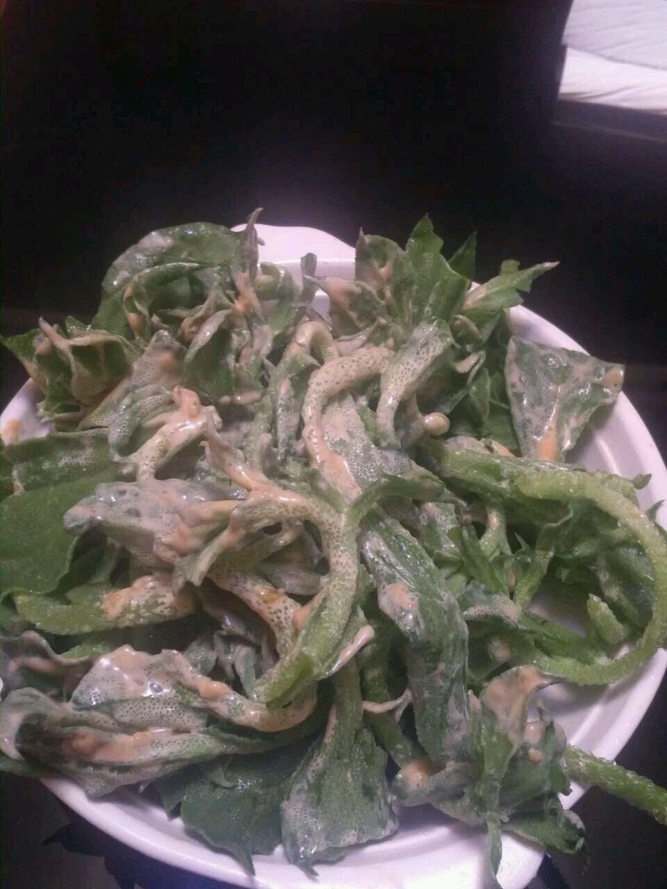 凉拌冰草冰菜的做法图解2