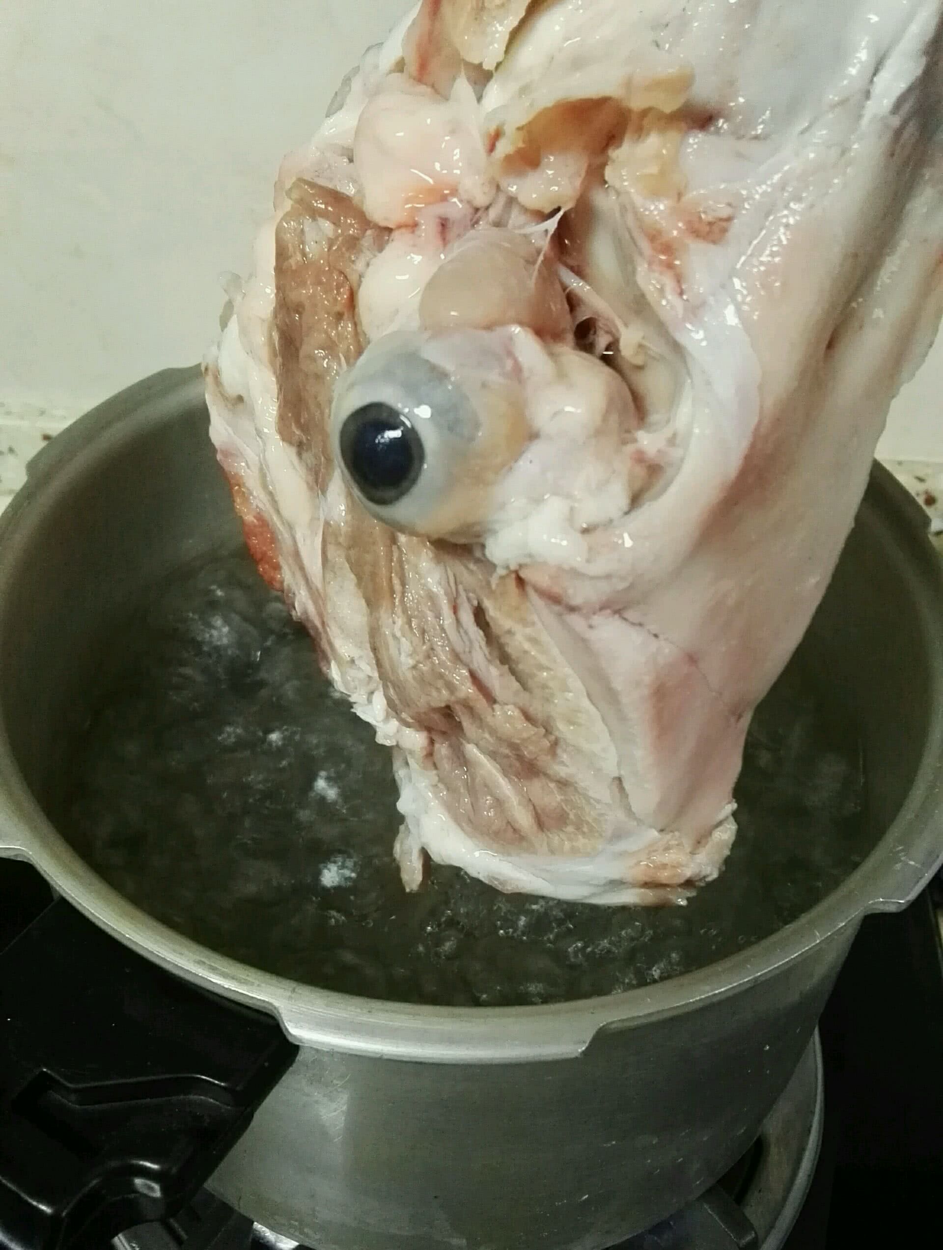 煨猪头骨的做法图解3