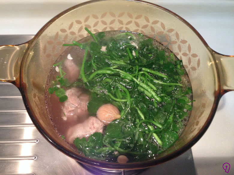 西洋菜排骨汤的做法