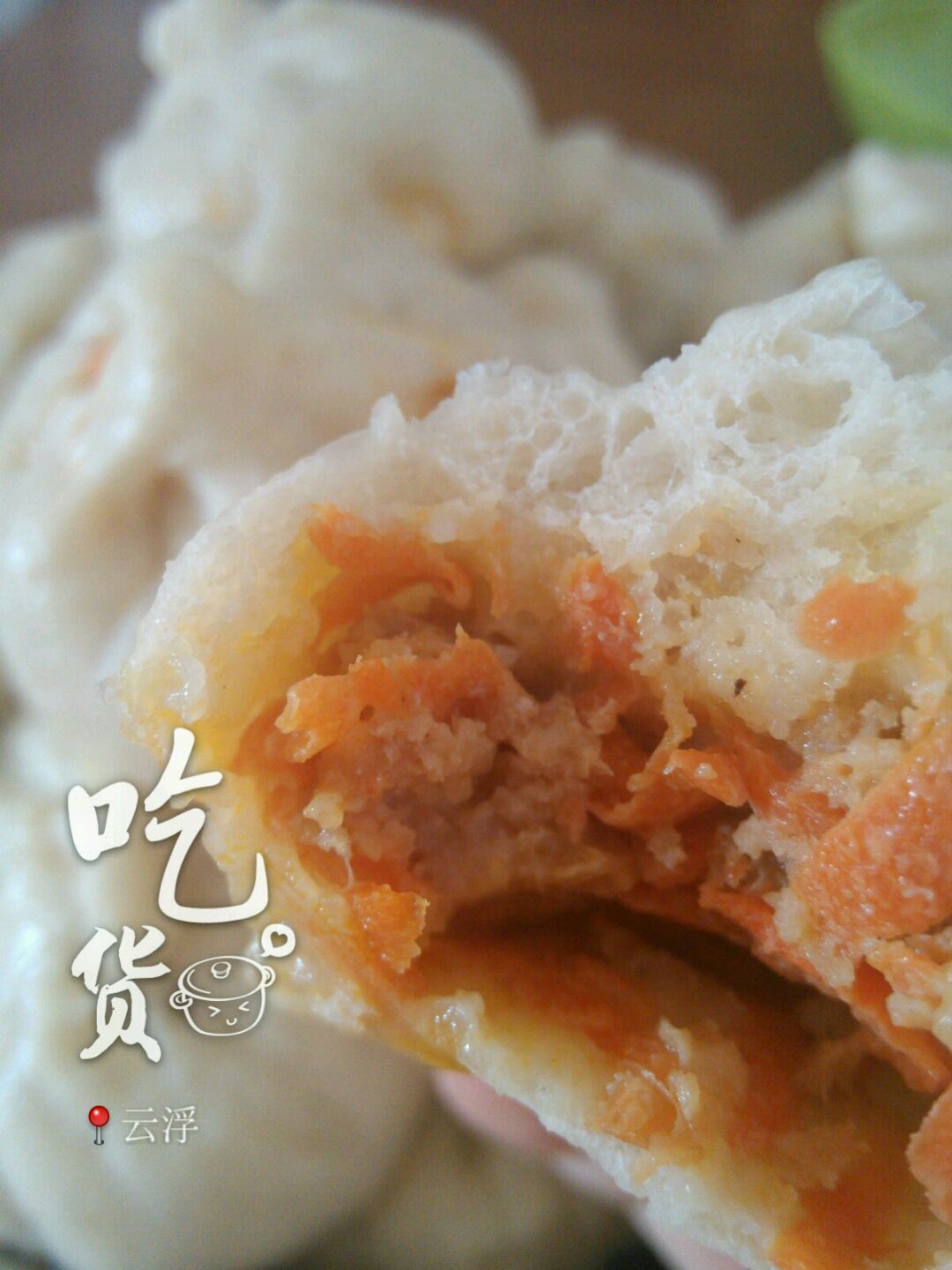 胡萝卜肉包子