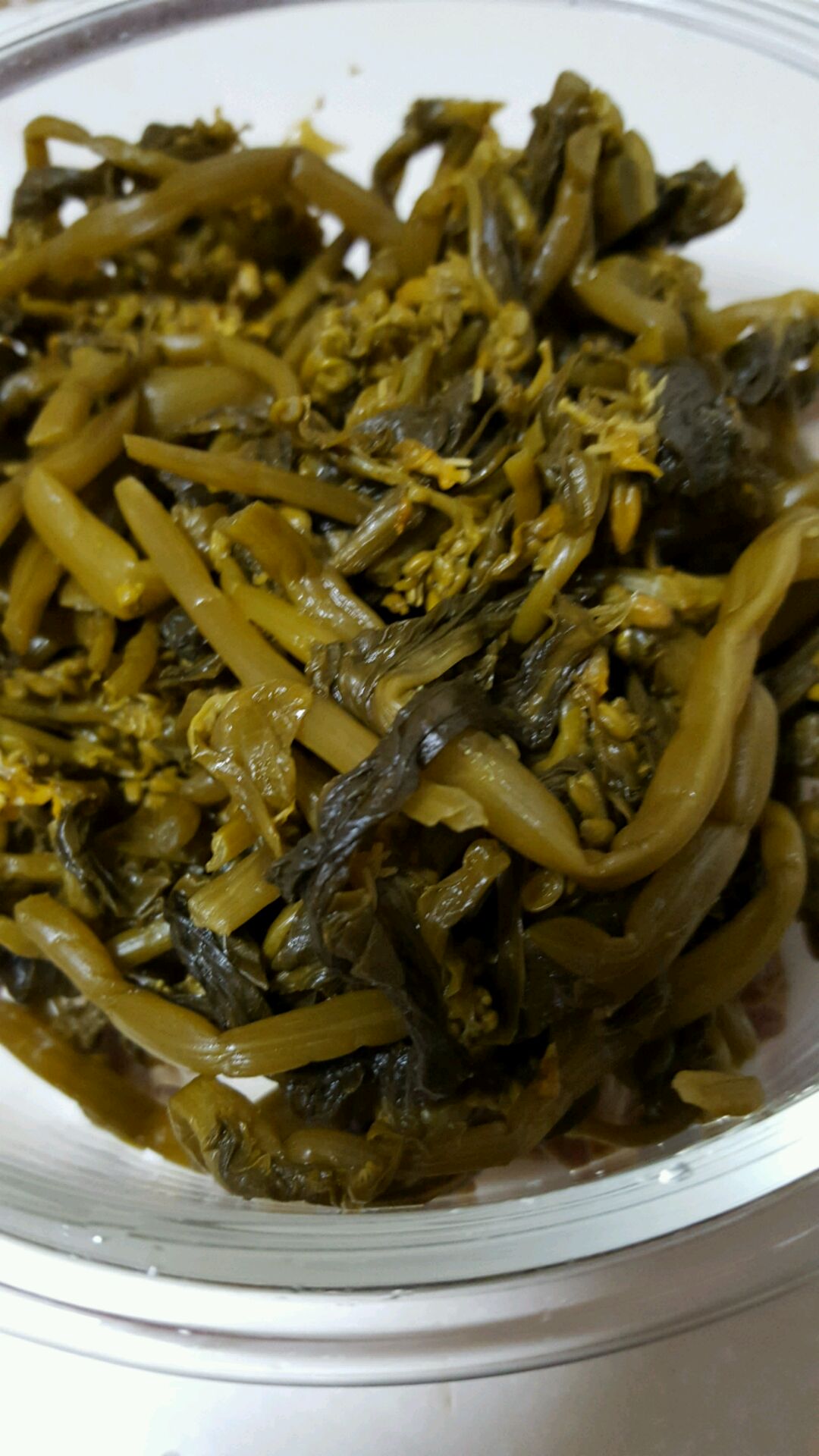 咸菜泡一下洗净