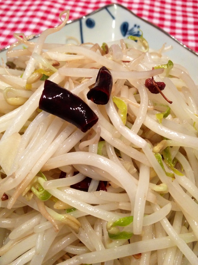 炝炒绿豆芽