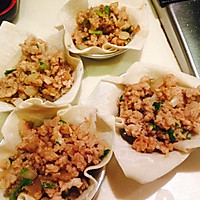 馄饨皮香烤芝士杯的做法图解3