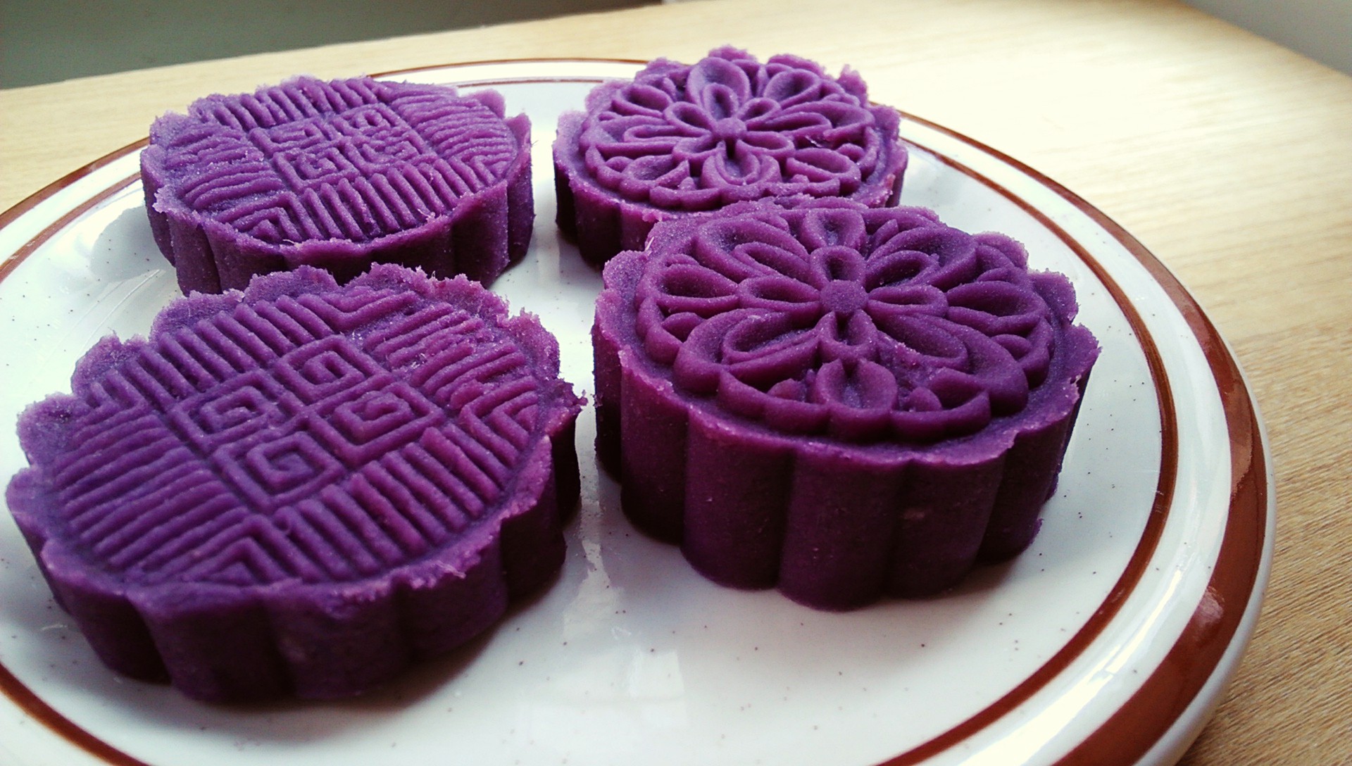 紫薯月饼最简单的做法，香甜软糯，健康营养又好吃！ - 哔哩哔哩