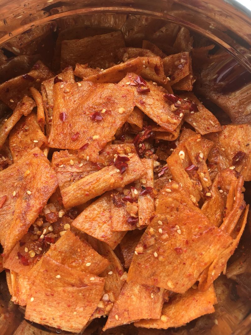 麻辣豆皮