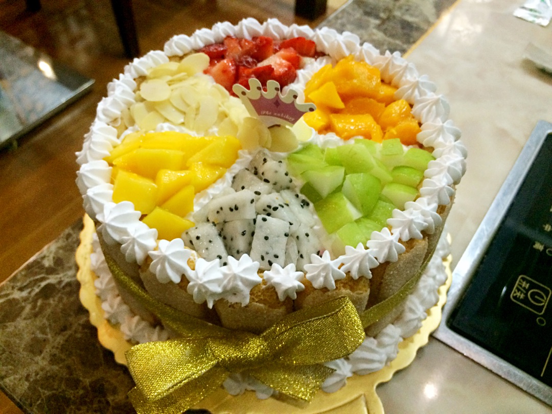 【水果生日蛋糕图片】butterflyvv_下厨房