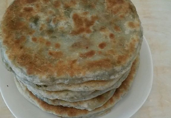 酸菜饼的做法_【图解】酸菜饼怎么做如何做好吃_酸菜