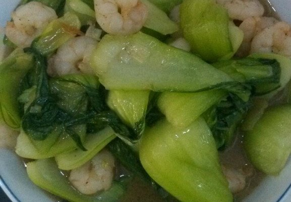 油菜虾仁
