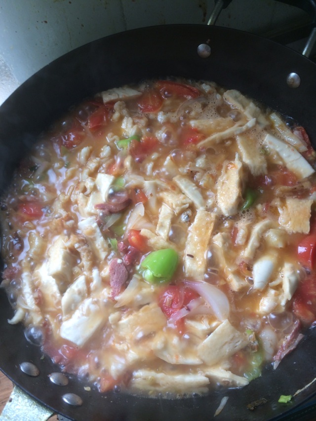 家常烩饼丝