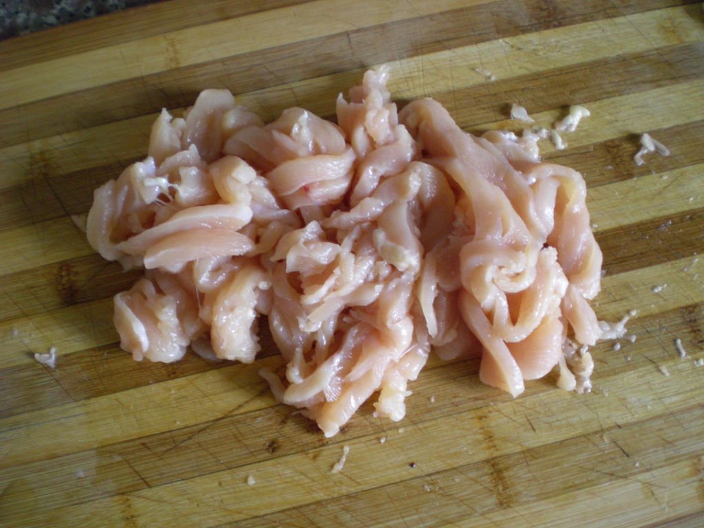 麻辣鸭脖配鸡肉丝