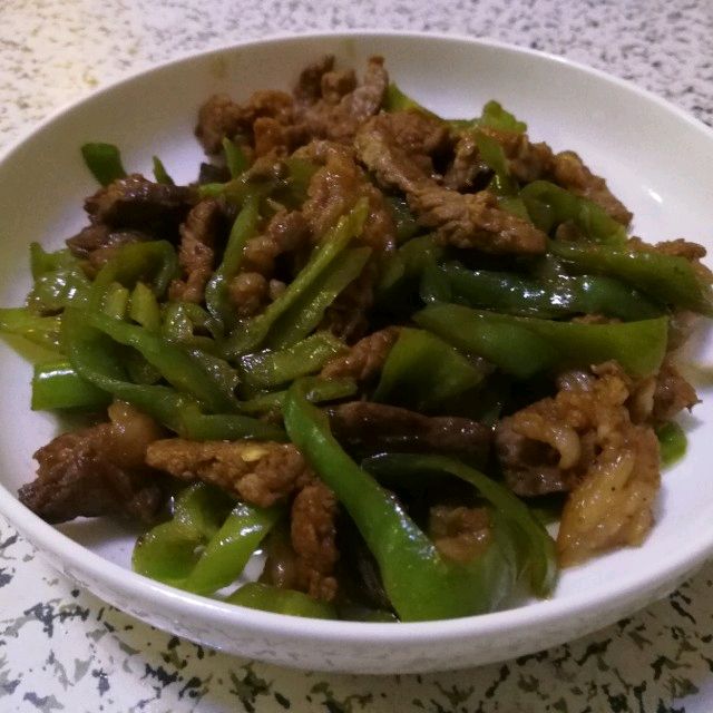 青椒炒牛肉