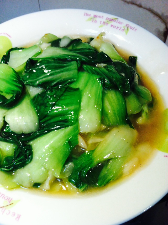 家常菜系之素烧油菜