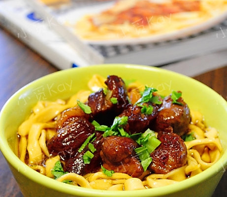 红烧肉面