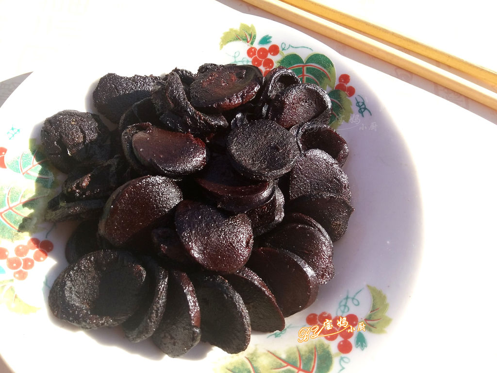 香煎荞面猪血肠
