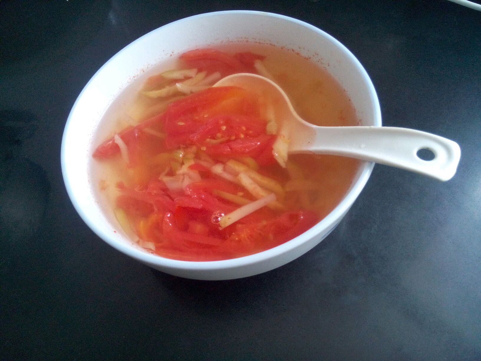 番茄榨菜汤