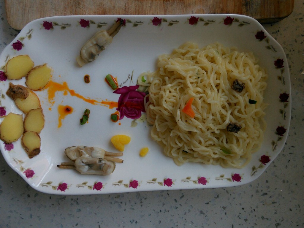 老干妈拌泡面