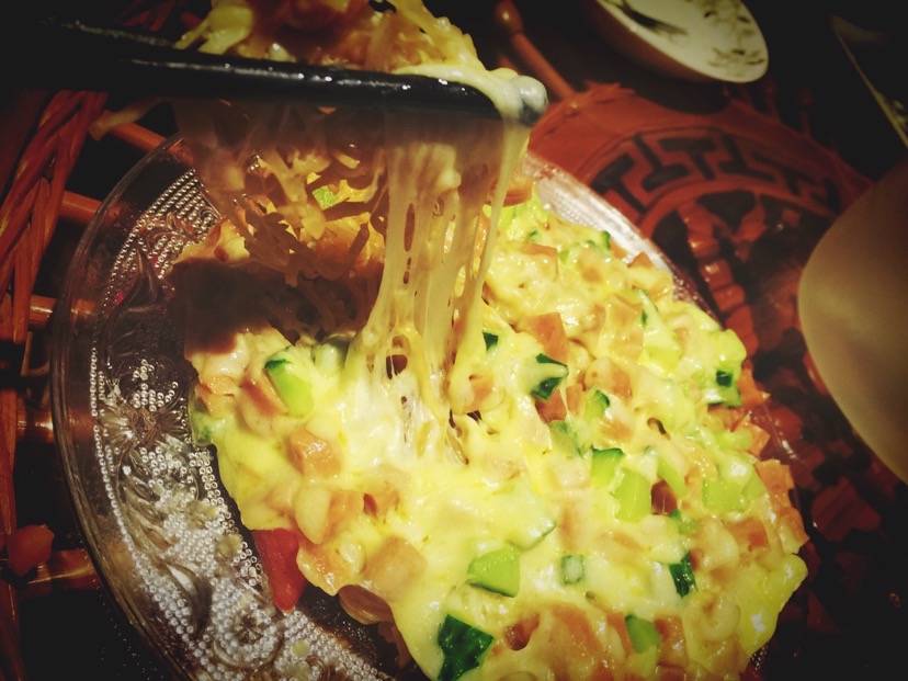 芝士焗泡面