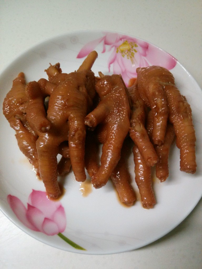 做法卤鸡爪葱姜焗梭子蟹的家常图片