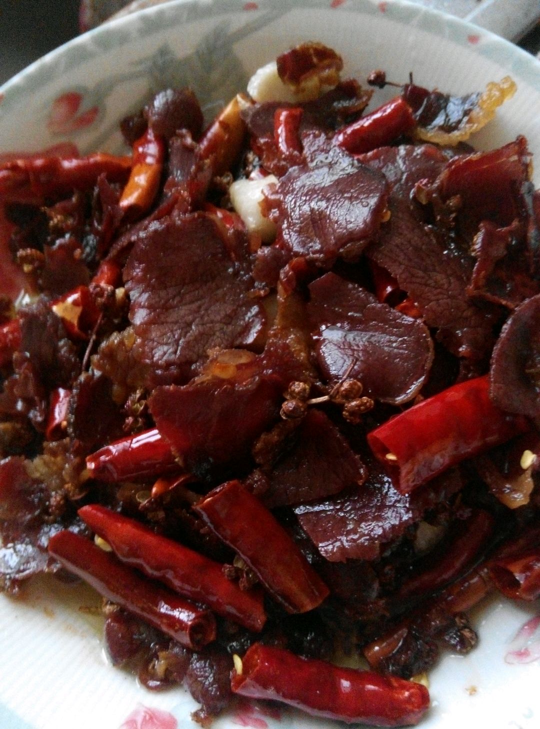 油淋牛干巴(好吃的山地菜牛肉)的做法图解6