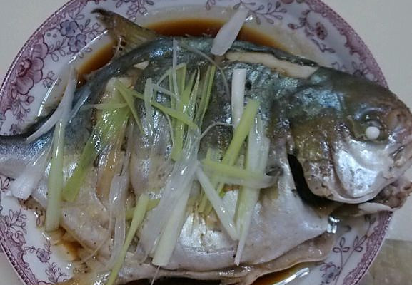 豉汁海鲳鱼