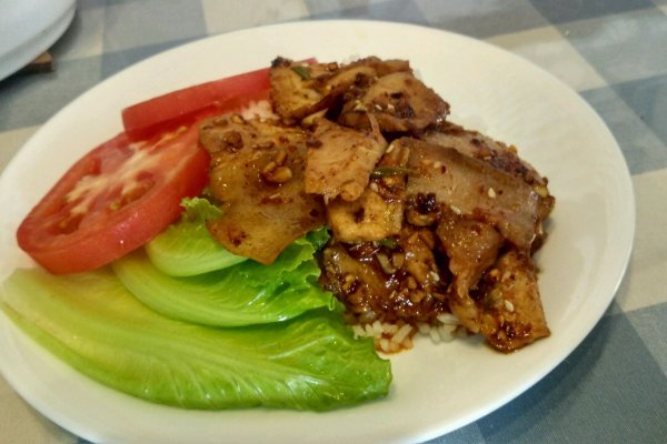 白肉盖饭