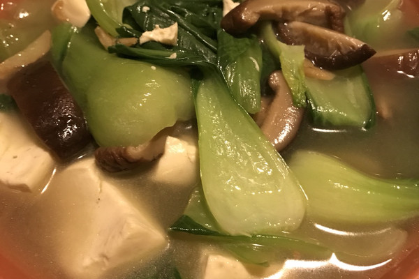 油菜豆腐汤(暖胃补钙佳品)