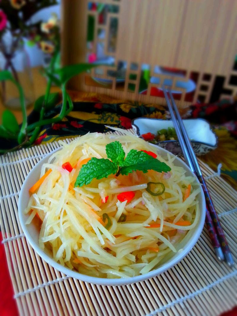 凉拌土豆丝的做法