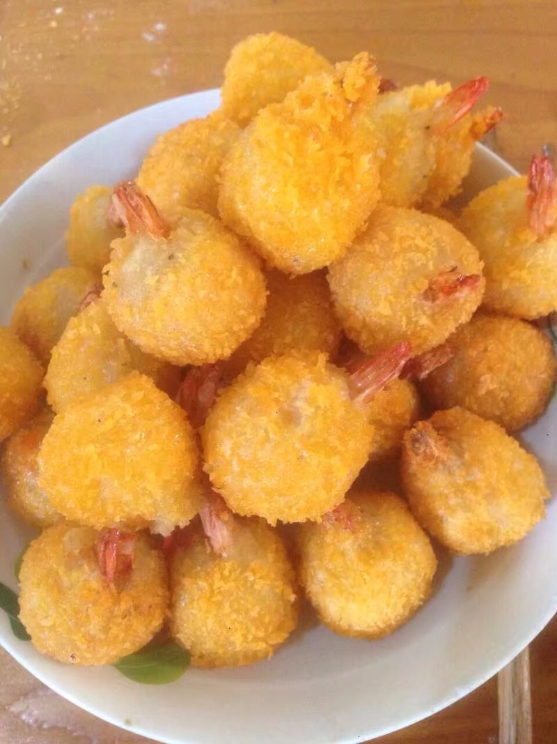 土豆泥虾球的做法
