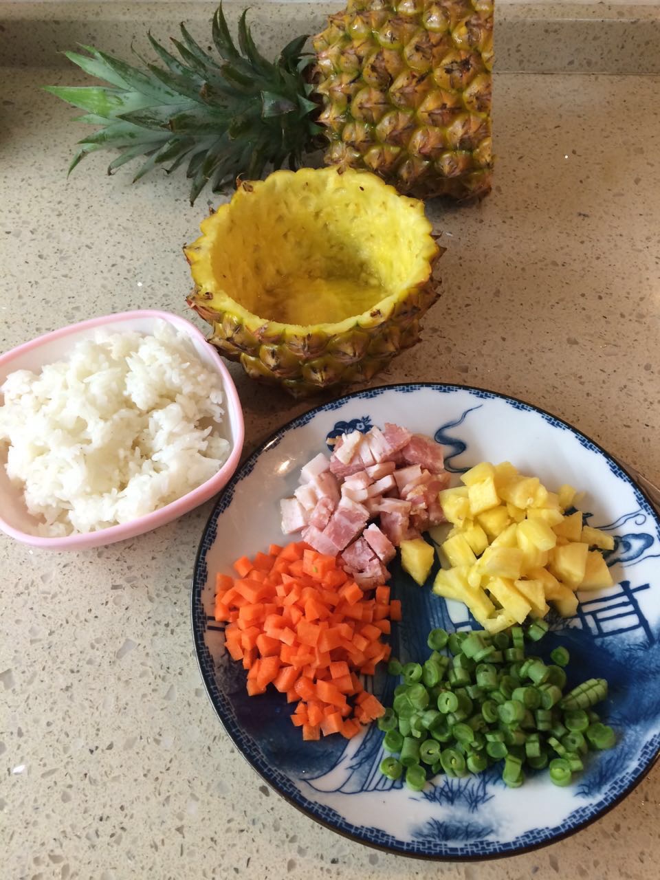 菠萝饭的做法