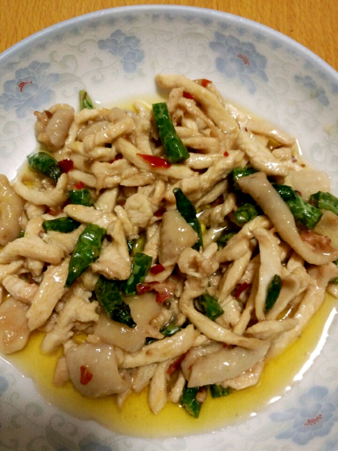 青椒鸡丝