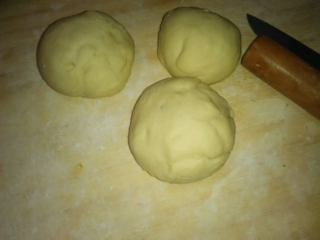 普通面粉做豆沙面包