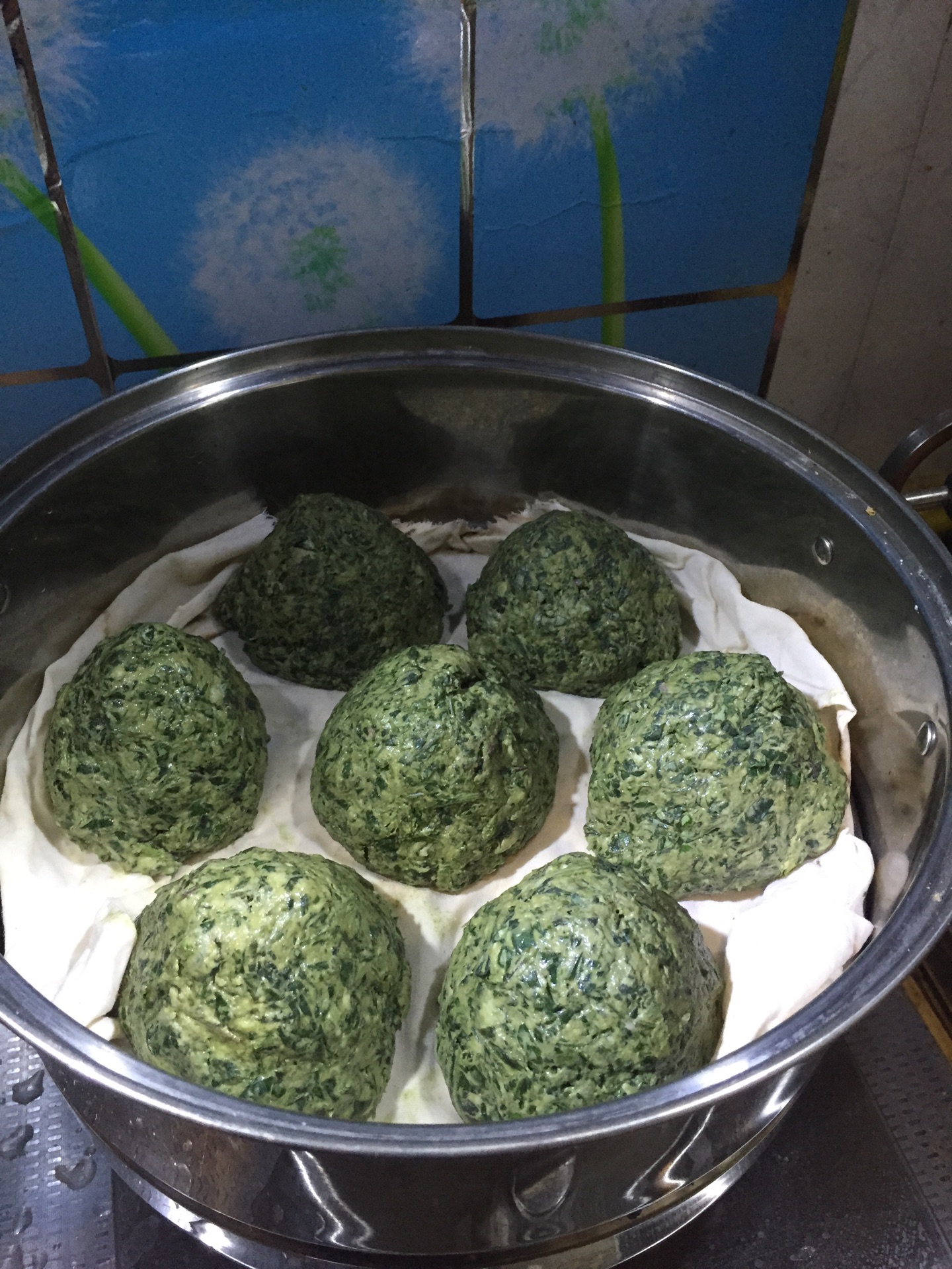 红薯叶窝窝头的做法图解5