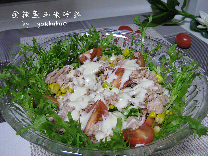 看这个菜谱 扫一扫 边看边做更方便        蔬菜沙拉中加入水浸金枪鱼