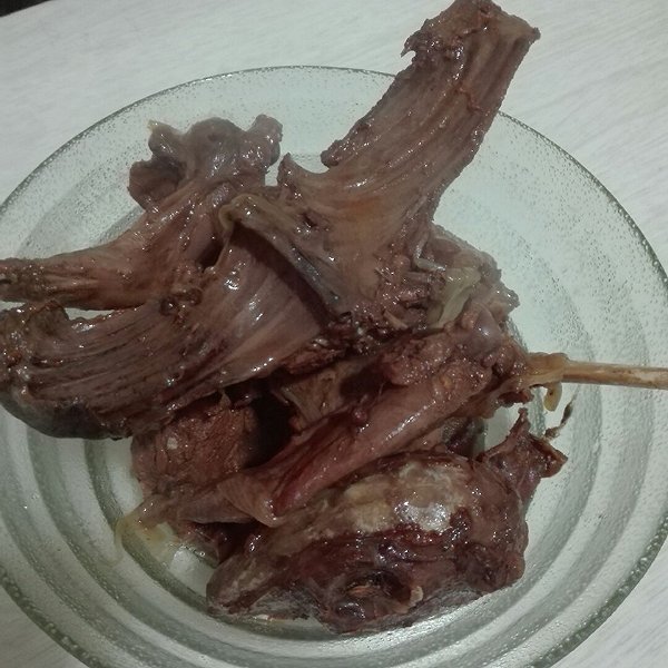 胖子厨师杨卫东的红烧兔子肉做法的学习成果照